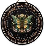 Wheel of the Year Wooden Wall Plaque - Witch Pagan Wiccan Sabbat Decor