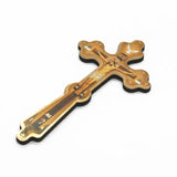 Orthodox Cross Wood Hand Jesus Gift Christ Church Christmas Cathilic Religious Prayer Wall Cross