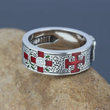 Customade Scottish Rite Master Mason Masonic 32 Degree Double Eagle Dropshipping Sterling Silver Ring