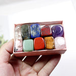 Magicun Stone~10 pieces/box big size Natural Chakra Tumbled Stone Gemstone Rock Mineral Crystal polish Healing meditation for feng shui decor