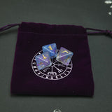 3 Pcs 8-Sided Rune Dice set Resin Assorted Polyhedral Dices Set Divination  Altar Runes Supplies For Witch Witchcraft Dices Tarot &Divination