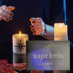 30 Herbs Witchcraft Kit Dried Herb Kit with Crystal Spoon Witchcraft