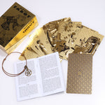 3D Gold Foil Tarot Card Hot Stamping  Board Game Card Divination