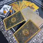 3D Gold Foil Tarot Card Hot Stamping  Board Game Card Divination