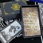 3D Gold Foil Tarot Card Hot Stamping  Board Game Card Divination