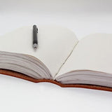 Witchcraft~Handmade Large 8" Embossed Leather Bound Journal with lock Genuine Brown Antique Old personal Diary notebook journal Men Women Hand embossed