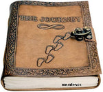 Witchcraft~Vintage Handmade Leather Journal Bound Notebook Diary Handcrafted, Rustic Brown, 5 x 7 inches