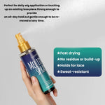 120ml Wig Spray Melting for Lace Glue Quick Drying Spray Long Lasting Invisible Lace Natural Melting Mousse Spray Lace Wig Glue