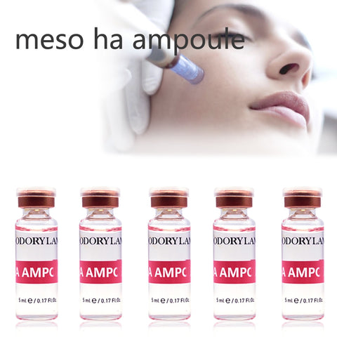 5ml Ha Hyaluronic Acid Ampoule Face Serum For Microneedle Derma Pen Mesotherapy Collagen Wrinkle Whitening Essence - Bb &amp; Cc Creams