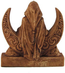 Magicun Altar~Dryad Design Small Moon Goddess Statue Wood Finish