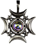 Witchcraft~Magic Crescents Rising Celestial Amulet