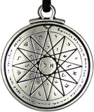 Soloman Pentant~Pewter Key of Solomon Talisman of Wisdom Pentacle Pendant