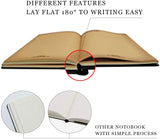 Witchcraft~Leather Journal Writing Notebook - Antique Handmade Leather Daily Notepad Sketchbook, Elephant Gift For Men & Women, Travel Diary & Notebooks to Write in (Silver, A5)