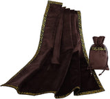 Altar Tarot Table Cloth Divination Wicca Velvet Cloth with Tarot Pouch Purple