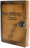 Witchcraft~Vintage Handmade Leather Journal Bound Notebook Diary Handcrafted, Rustic Brown, 5 x 7 inches