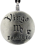 Soloman Pentant~Pewter Virgo"The Virgin" Zodiac Sign Astrology Pendant