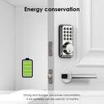 Keypad Keyless Entry Smart Electronic Digital Deadbolt Door Lock for Front Door - Satin Nickel