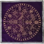 12 Constellations Tablecloth Astrology Tarot Divination Cards Table Cloth Tapestry  Altar Tarot Card Cloth Tablecloth