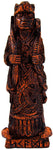Magicun Altar~Dryad Design Skadi Figurine - Norse Goddess of Winter - Wood Finish