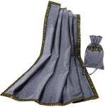 Altar Tarot Table Cloth Divination Wicca Velvet Cloth with Tarot Pouch Purple