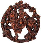 Magicun Altar~Norse God Odin Plaque Wood Finish