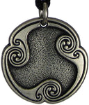 Soloman Pentant~Pewter Geofu Norse Rune of Love Pendant Necklace