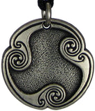 Soloman Pentant~Pewter Geofu Norse Rune of Love Pendant Necklace
