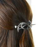 Viking Dragon Hair Hairpins Clips- Norse Celtic Knot Hair Accessories Hair Slide Hair Barrettes Irish Hair Decor for Long Hair Jewelry Braids Hair Stick With Dragon Design