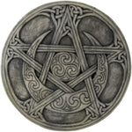 Magicun Altar~Moon Pentacle Plaque Stone Finish