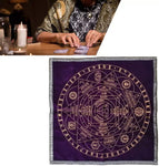 12 Constellations Tablecloth Astrology Tarot Divination Cards Table Cloth Tapestry  Altar Tarot Card Cloth Tablecloth