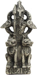 Magicun Altar~Dryad Design The All-Father Norse God Odin Figurine - Stone Finish