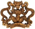Magicun Altar~Dryad Design Ormhaxan Celtic Snake Witch Plaque