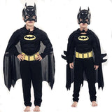 Children Boys Bat Man Costume Batboy Fancy Dress Tutu Super Kids Hero Cosplay Halloween Costume Outfits Comic Masquerade Evening