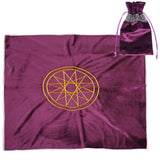 80X80CM Altar Tablecloth Tarot Card table cloth Mercury witchcraft supplies Astrology Cloth Tarot bag Divination Wicca BlueGreen Tarot &Divination
