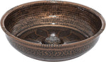 Witchcraft~Turkish Authentic Copper Bath Bowl & Hammam Bowl (440gr (15.50 oz) Made of Zinc (Copper)
