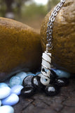 Witchcraft~Moonstone Crystal Healing Necklace - for Crown Chakra. Brings Hope, Luck and Abundance. Relieves Emotional Stress. Enhances Intuition, Psychic Abilities and Stability| with Stylish Chain