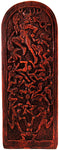 Magicun Altar~Dryad Design Seated God Statue Wood Finish