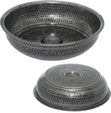 Witchcraft~Turkish Authentic Copper Bath Bowl & Hammam Bowl (440gr (15.50 oz) Made of Zinc (Copper)