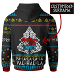 Custom Name Valhalla Viking Hoodies - Personalized Streetwear for Adventurous Souls