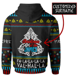 Custom Name Valhalla Viking Hoodies - Personalized Streetwear for Adventurous Souls