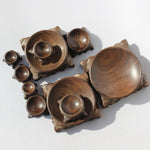 Acid Branch Wood Display Stand Base For Crystal Ball Sphere Globe Stone Home Decoration