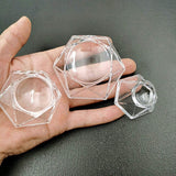 Acrylic Display Crystal Ball Base Stand Quartz Sphere Holder Home Decor Ornament for Geodes Rock Mineral Agate Without Ball