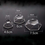 Acrylic Display Crystal Ball Base Stand Quartz Sphere Holder Home Decor Ornament for Geodes Rock Mineral Agate Without Ball