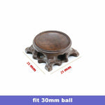 Black Branch Wooden Display Stand Base Crystal Ball Glass Globe Holder Photography Len Props Crafts Ornaments