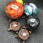 Black Branch Wooden Display Stand Base Crystal Ball Glass Globe Holder Photography Len Props Crafts Ornaments
