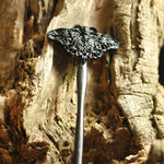 Black Wicca accessories death moth hairpin skull hair stick witch accessories  headdress wand gift