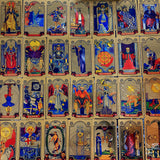 Back Apollo Gold Foil Tarot Caed Hot board Game Solitaire Divination