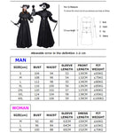 Carnival Halloween Couples Plague Doctor Costume Middle Ages War Nurse Bird Beak Playsuit Cosplay Fancy Party Dress - Cosplay Costumes