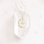 Crescent Moon Sta Statement Necklaces