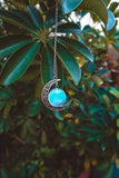 Crescent Opal Moon Necklace - Crescent Moon Necklace -moon Gifts for Women - Moon Jewelry